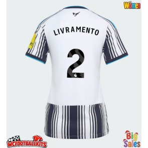Newcastle United Tino Livramento #2 Replica Home Stadium Shirt for Women 2026-27 Short Sleeve